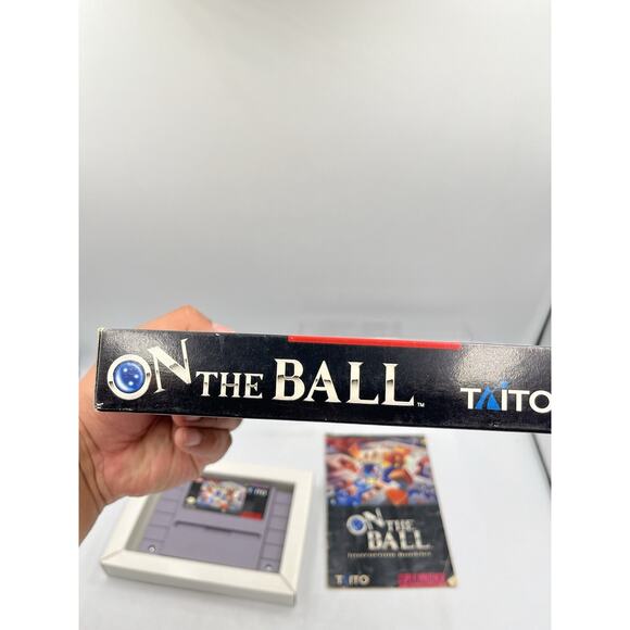 On the Ball (Super Nintendo SNES, 1992) Complete In Box - Picture 13 of 16